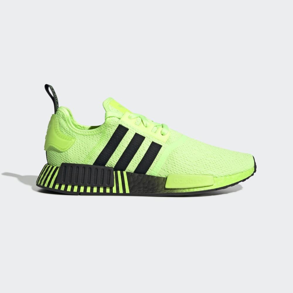 Adidas Men's NMD_R1 Originals Shoes Green/Black Ireland FV3647